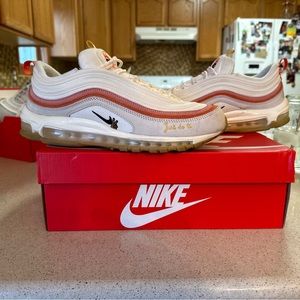 Size 10.5 men’s women’s 12 - Nike Air Max 97 Peace, Love and Run 2022
